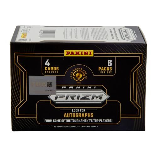 2025 Panini Prizm Club World Cup Soccer Blaster Box – FIFA Trading Cards – Includes Blaster-Exclusive Prizms, Rookies & Inserts – Official Panini Retail Set