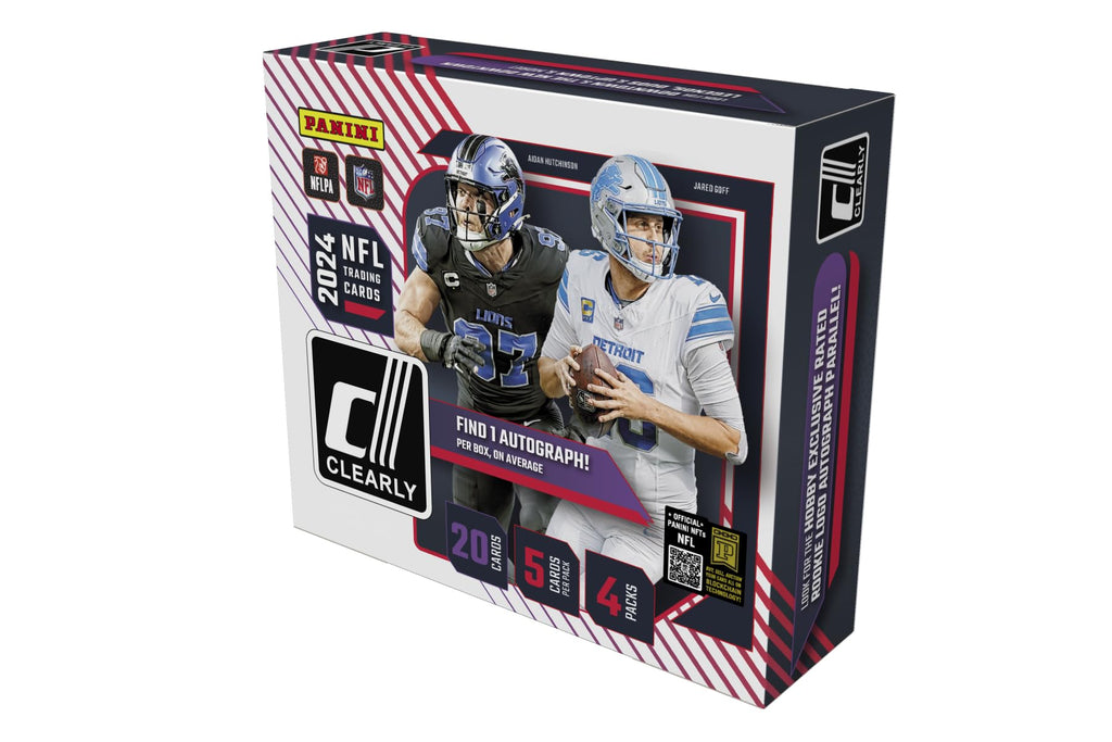 2024 Panini Clearly Donruss Football Hobby Box – HOFBC