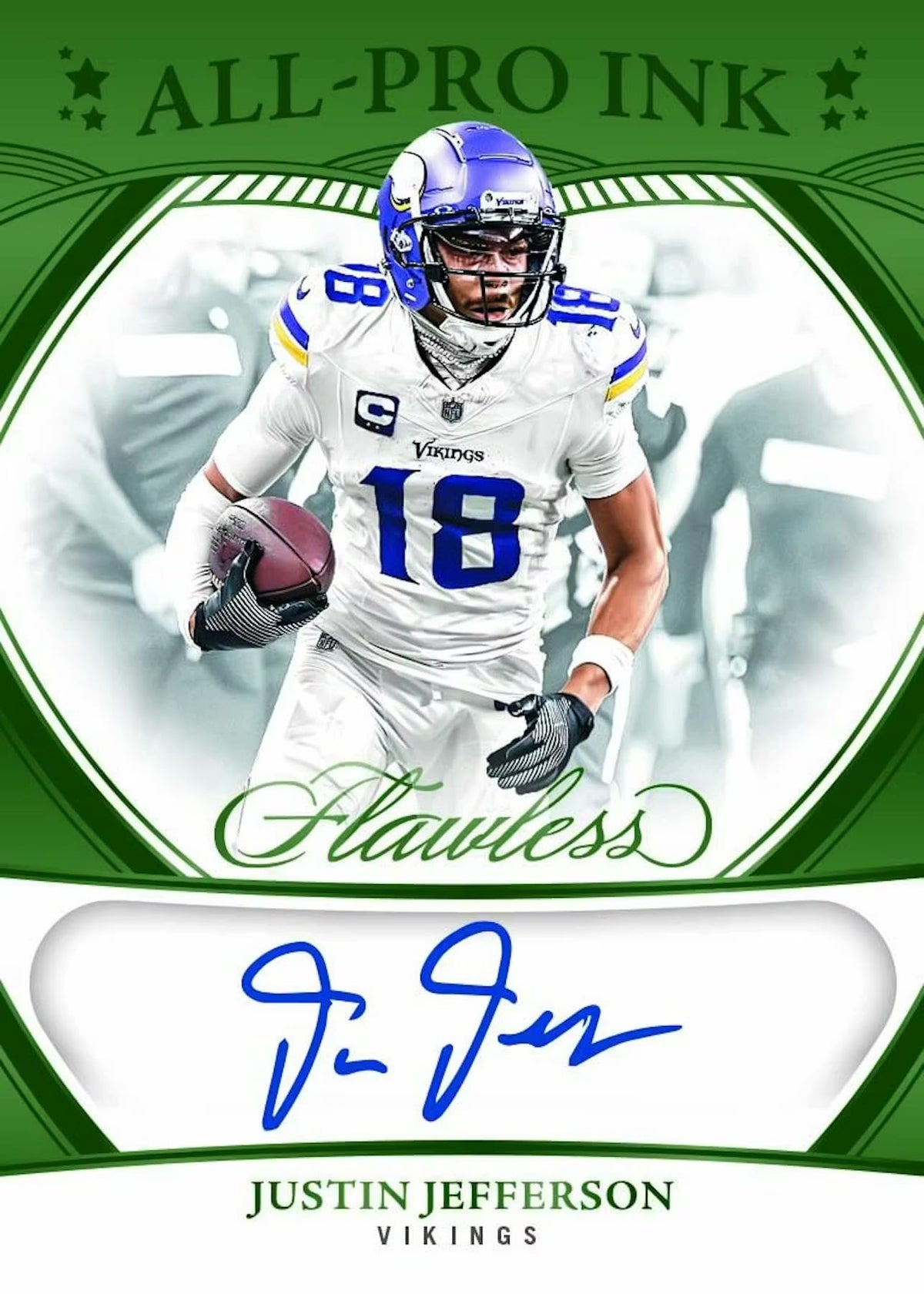 2025 Panini Flawless Football Hobby Trading Card Box (6 Autographs Per Box)