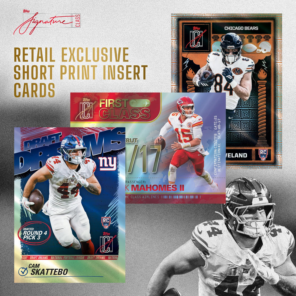 2025 Topps NFL Signature Class Football - Factory Sealed - Value Box
