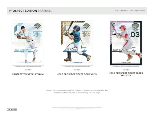 2025 Panini Prospect Edition Baseball Hobby Trading Card Box (4 Autographs Per Box)
