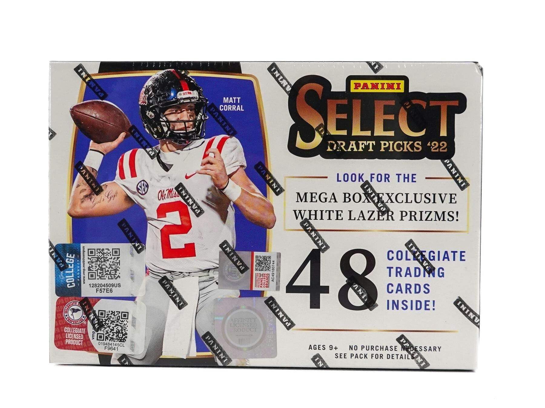 Factory Sealed - 2022 Panini NFL Select Draft Picks Football Trading Card Mega Box