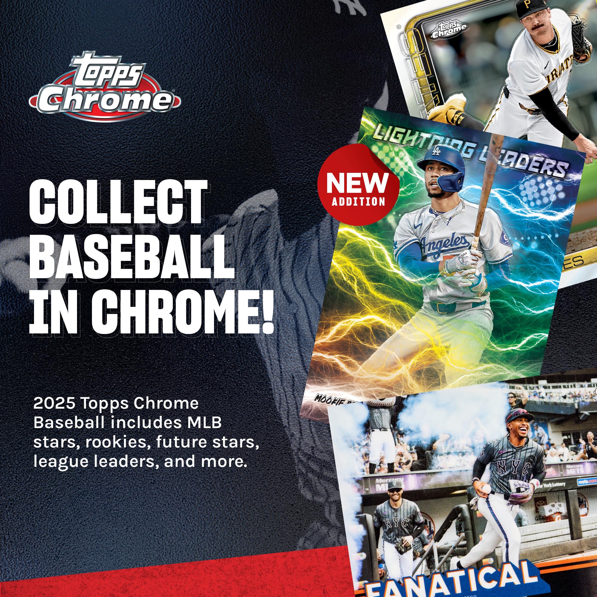 2025 Topps Chrome Baseball - Factory Sealed - Mega Box