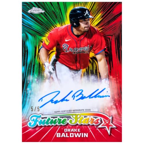 New 2026 Topps Chrome Baseball Hobby Box - Guarantees 1 Autograph Card - Look for Gold Logoman Cards - Rare Relics, Autographs, & Autograph Relic Cards - Stars, Rookies, & Legends - Factory Sealed