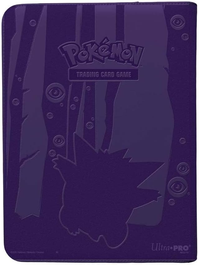 Ultra Pro Zippered PRO Binder 9-Pocket Pokemon Elite Series Gengar