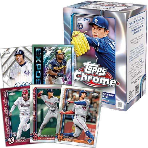 2025 Topps Chrome MLB Baseball - Factory Sealed - Value Box