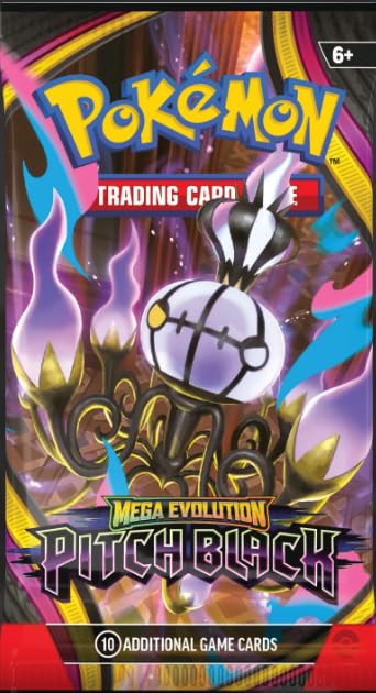Pokemon TCG Mega Evolution Pitch Black Sleeved Booster Pack