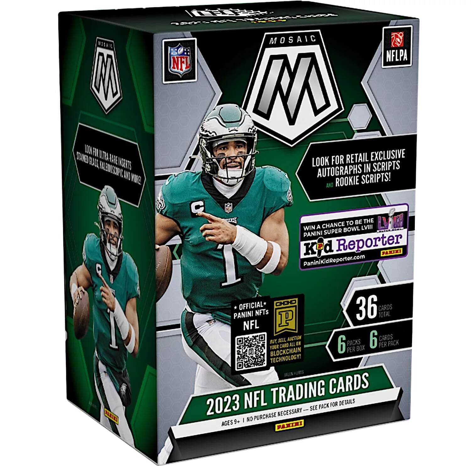 2023 Panini Mosaic Football Trading Card Blaster Box (36 Cards)