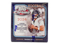 2024 Topps Chrome Football 7-Pack Trading Card Mega Box (1 Prism Refractor + Ten Rookies Per Box!)