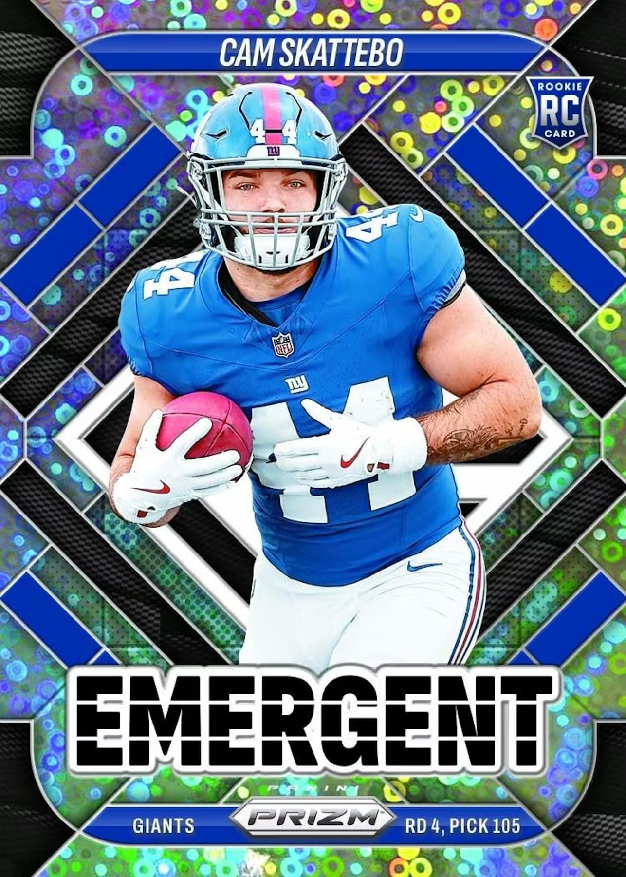 2025 Panini Prizm Football No Huddle Trading Card Box (2 No Huddle Prizm Autographs Per Box)