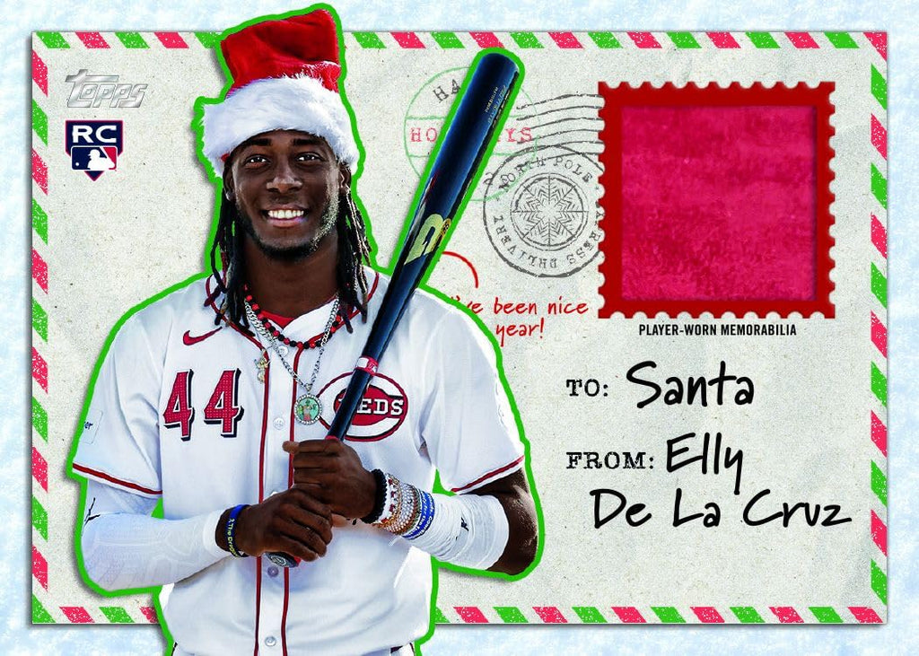 MLB 2024 Topps Holiday Baseball Mega Box | 10 Packs