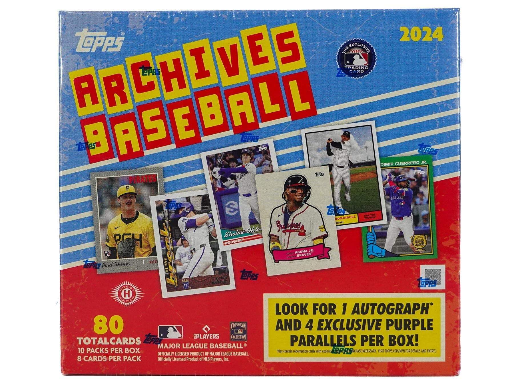2024 Topps Archives Baseball Collector Trading Card Box