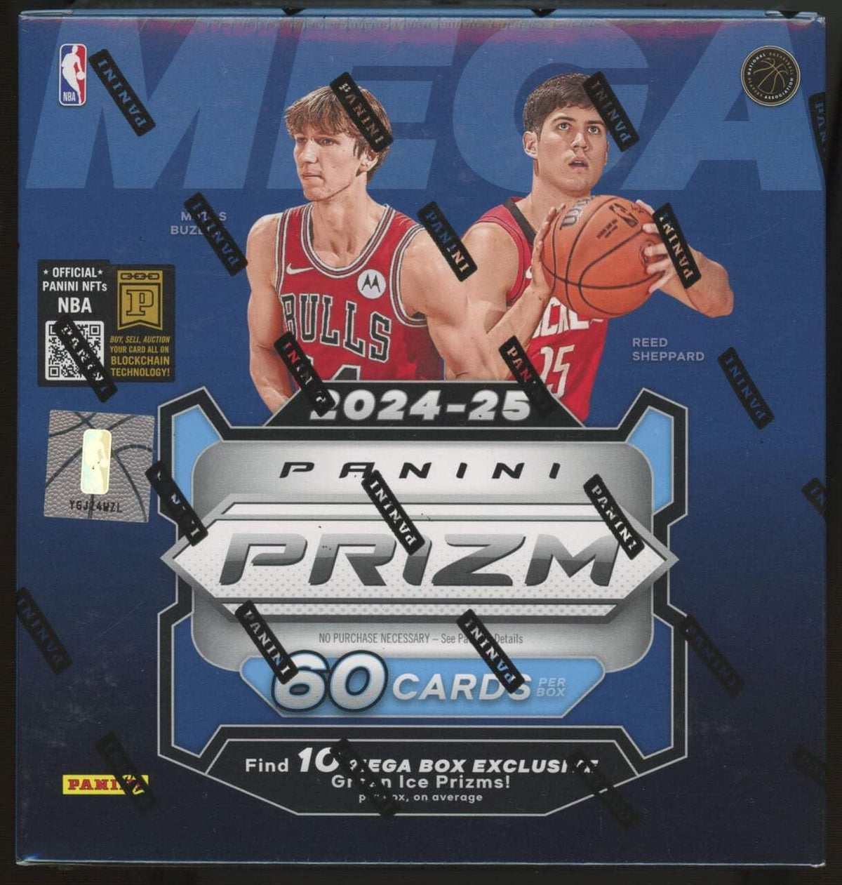 Exclusive 2024-25 Panini Prizm Basketball Mega Box: Hobby Green & Silver Prizms