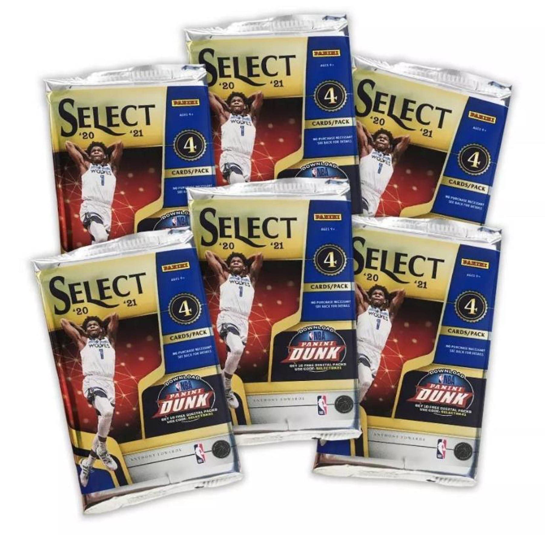 Panini 2020-21 Select Basketball Blaster Box (Flash Prizms)