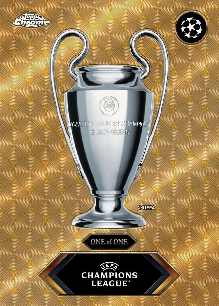 Topps Chrome UEFA Club Competitions Hobby 2024 Chrome Club Competition Hobby