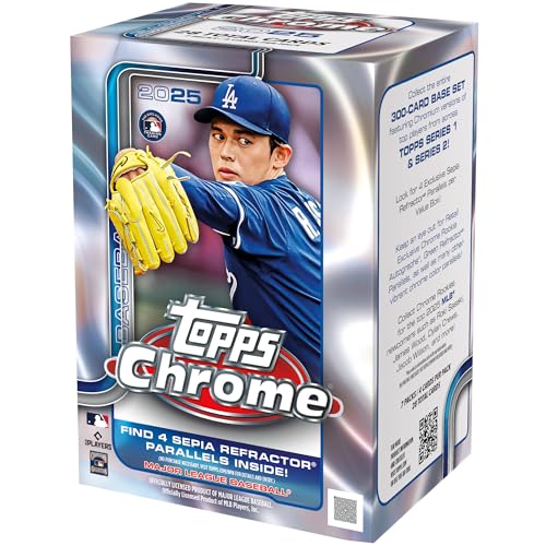2025 Topps Chrome MLB Baseball - Factory Sealed - Value Box
