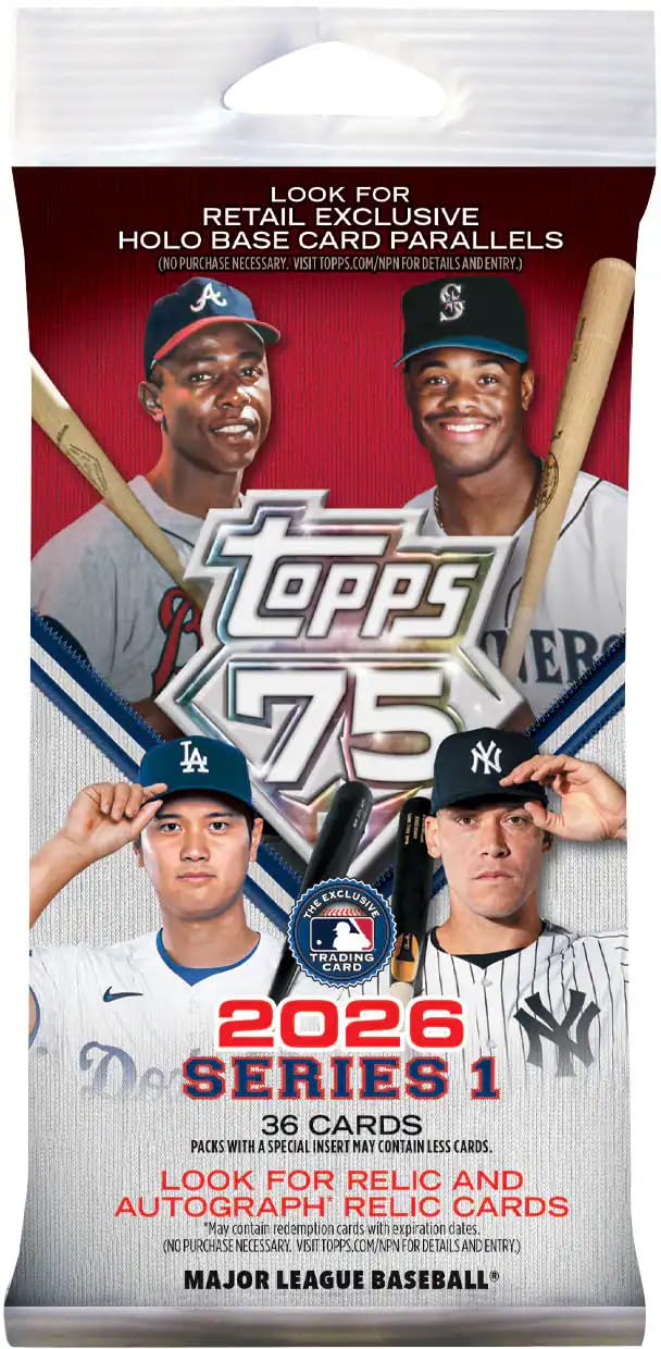 Topps 2026 Topps Series 1 MLB Baseball Fat Pack