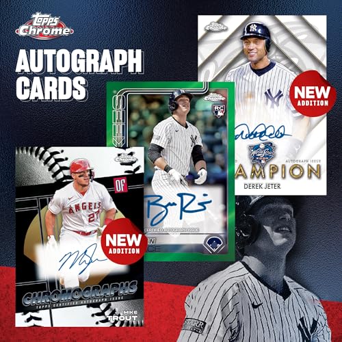 2025 Topps Chrome MLB Baseball - Factory Sealed - Mega Box