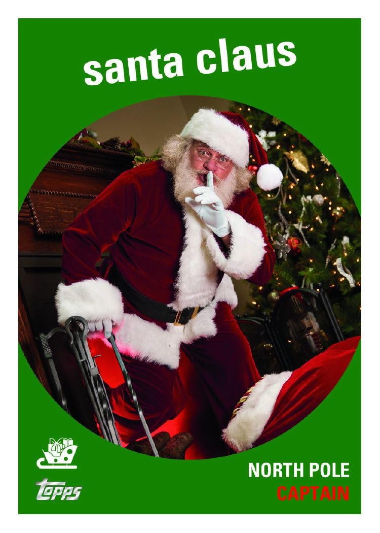 MLB 2024 Topps Holiday Baseball Mega Box | 10 Packs