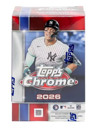 2026 Topps Chrome Baseball Blaster Box 7 Packs Per Box