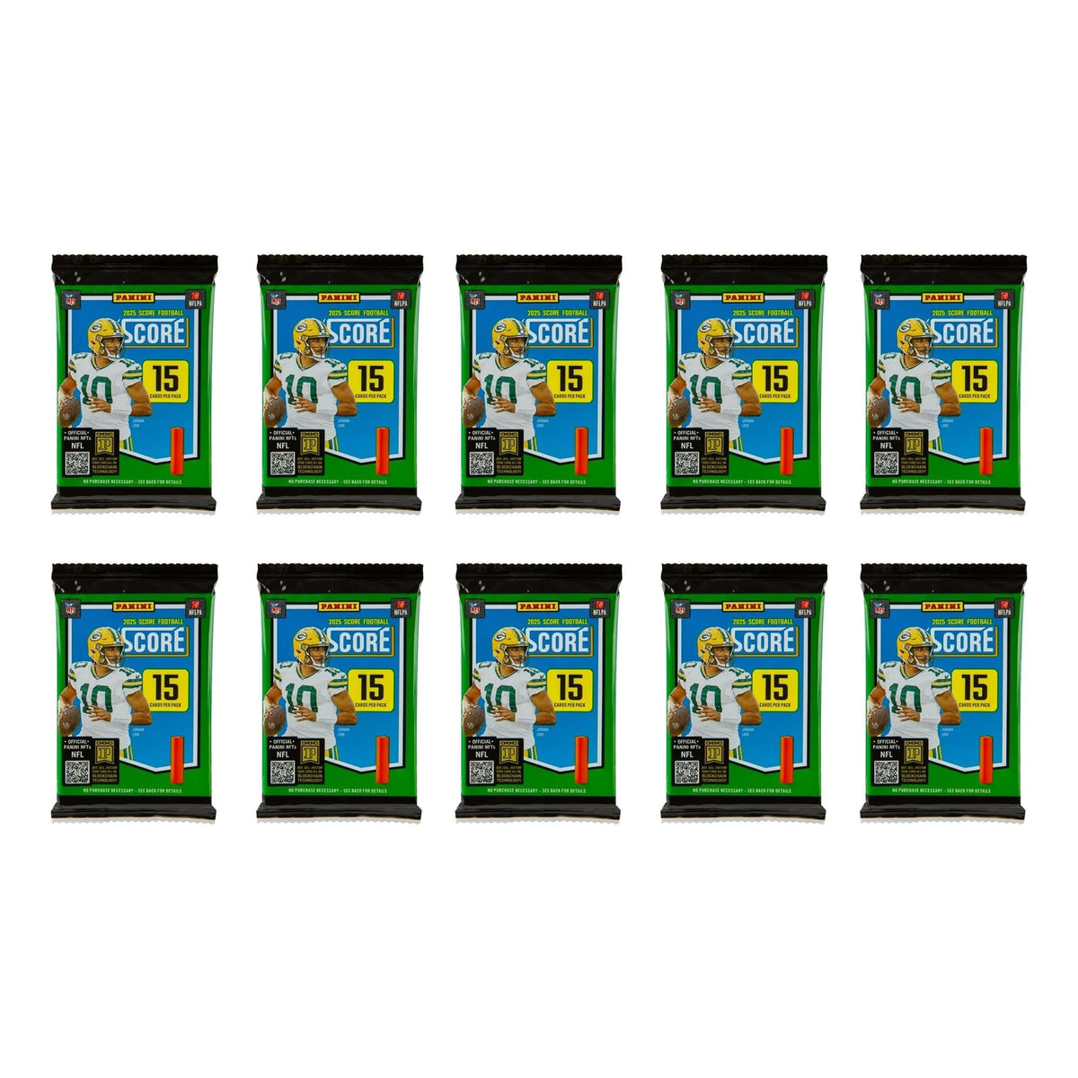 2025–26 Panini Score NFL Football Mega Box – Official Trading Cards – Mega Box Exclusive Parallels, Rookie Cards & Inserts – Sealed Retail Box