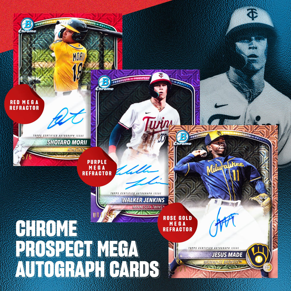 2025 Bowman Chrome Baseball - Factory Sealed - Mega Box