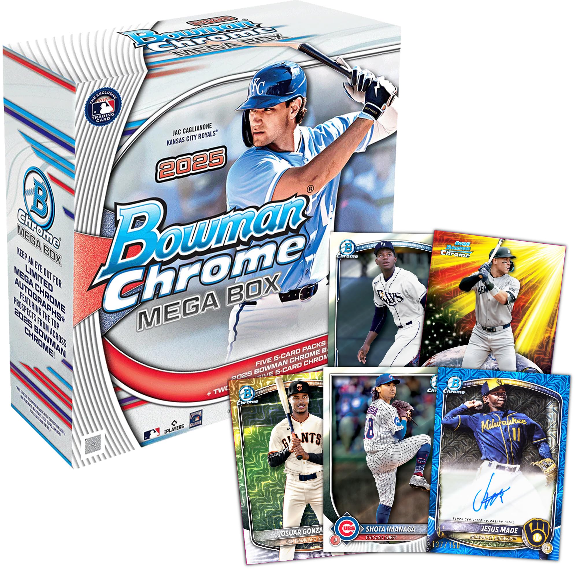Topps 2025 Bowman Chrome Baseball - Mega Box