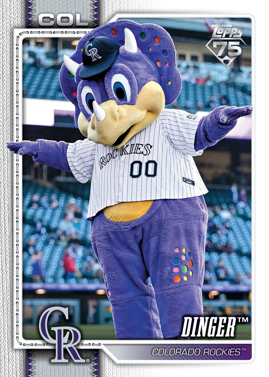 2026 Topps MLB Series 1 Baseball Trading Card Celebration Box – Exclusive Confetti & Holo Foil Parallels – Chance for Dynasty Mascot Autograph Relic Cards