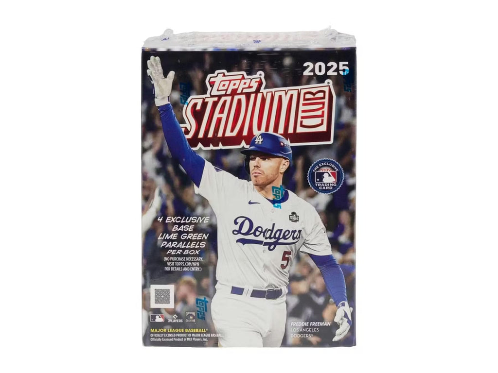 2025 Topps Stadium Club Baseball 8-Pack Blaster Trading Card Box (1 Sepia Parallel Per Box)