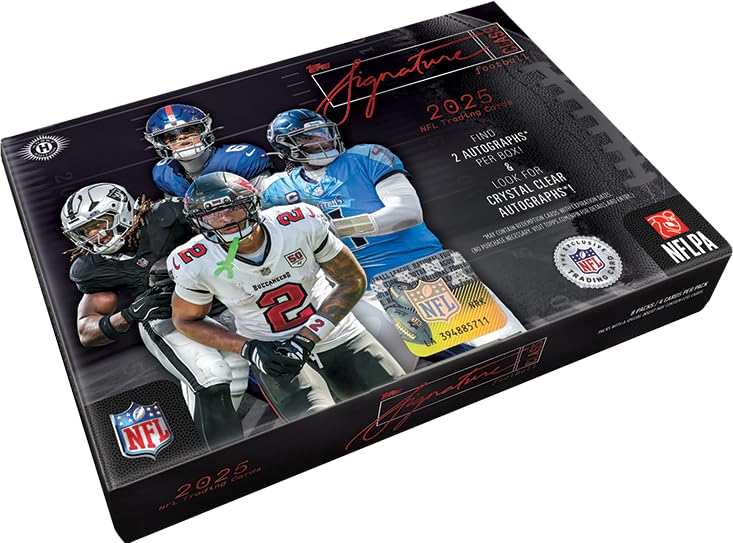 2025 Topps Signature Class Football Hobby Box - 8 Packs/Box