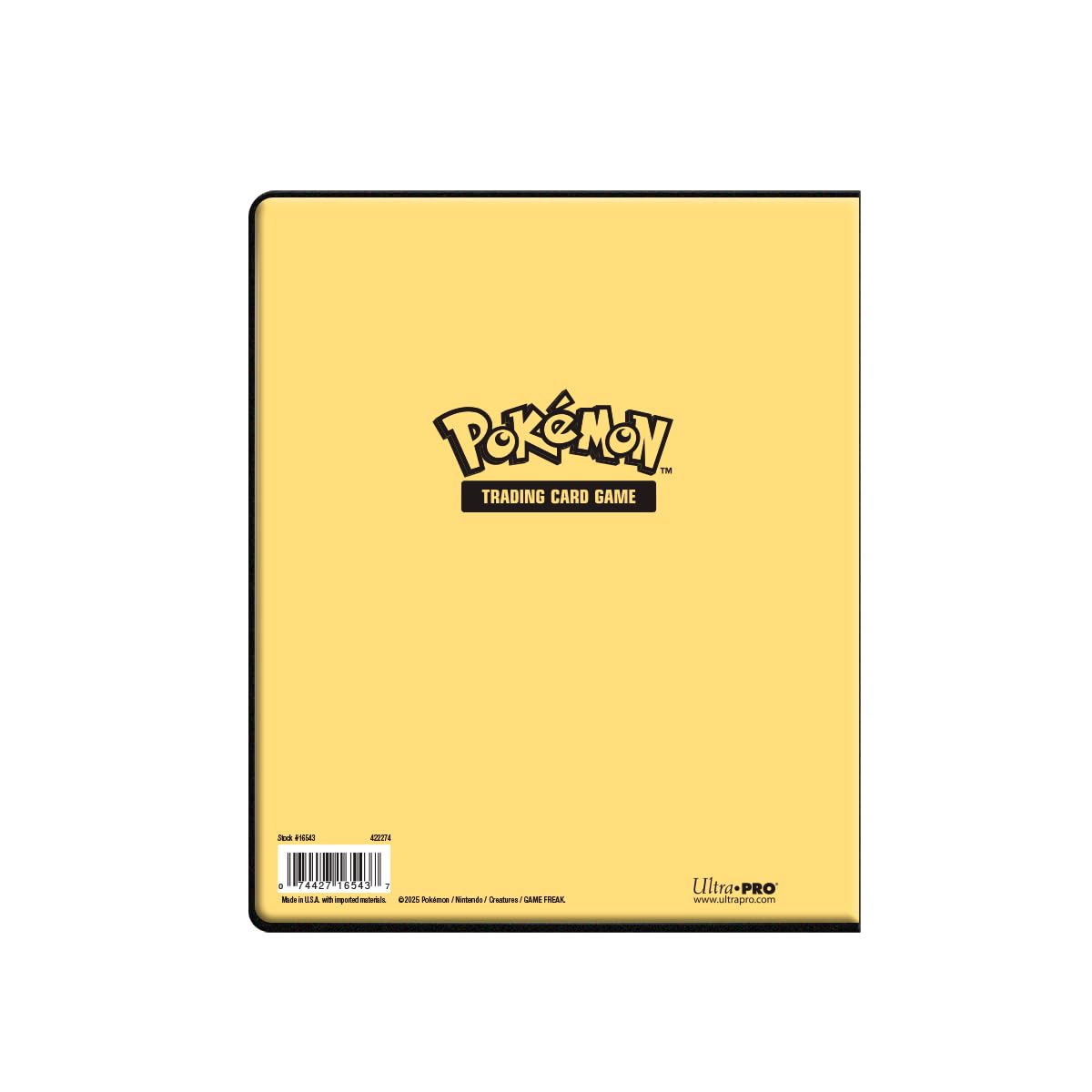 Ultra Pro | Pokemon: Pikachu 4-Pocket Portfolio | Trading Card Game Accessory