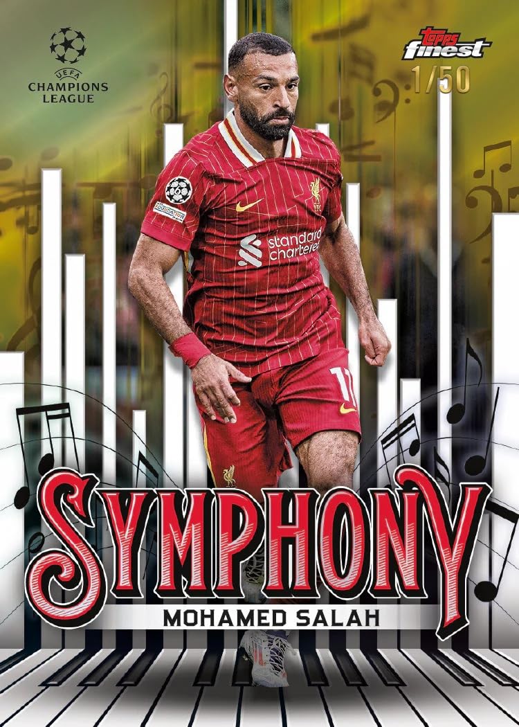 2024-25 Topps Finest UEFA Club Competitions Soccer Hobby Box