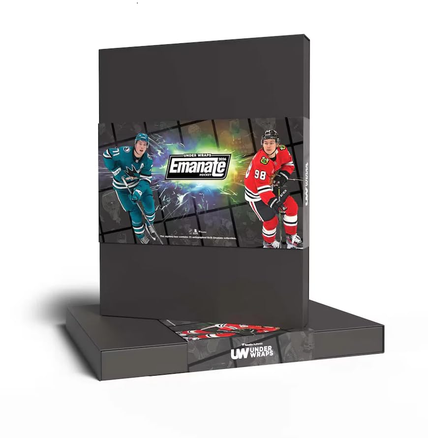 Under Wraps Fanatics 2025-26 Emanate Hockey Autographed Hobby Trading Card Box