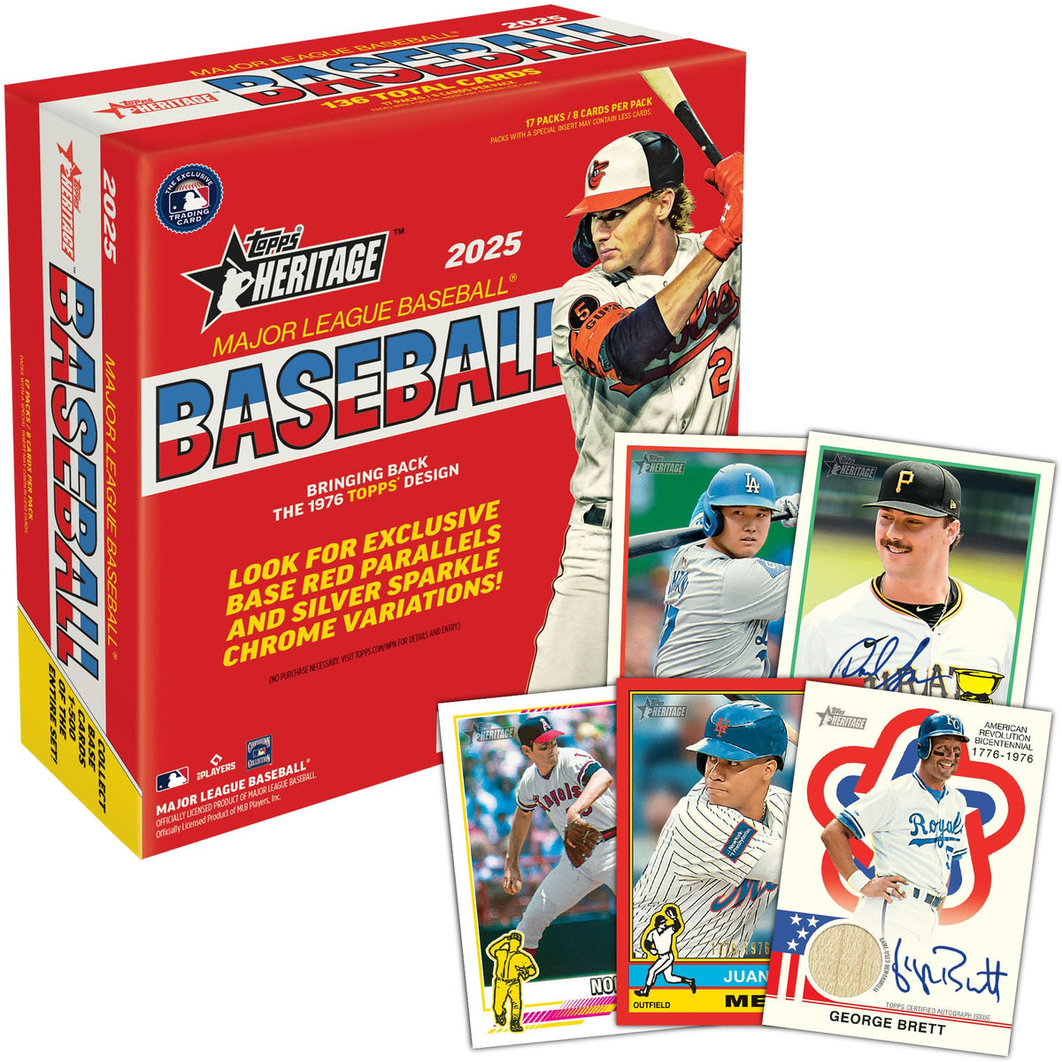 2025 Topps MLB Heritage Baseball - Mega Box