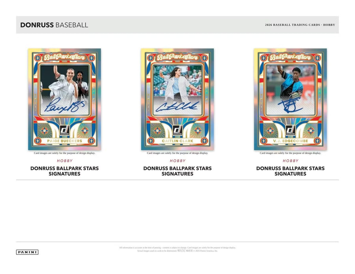 2026 Panini Donruss Baseball Hobby Box