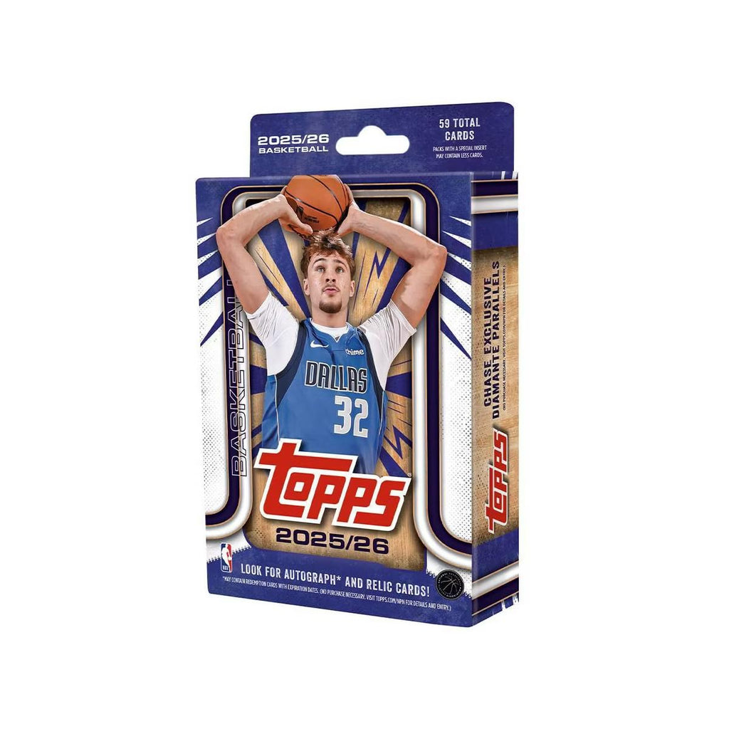 2025-2026 Topps NBA Basketball Trading Card Hanger Box 59 Total Cards