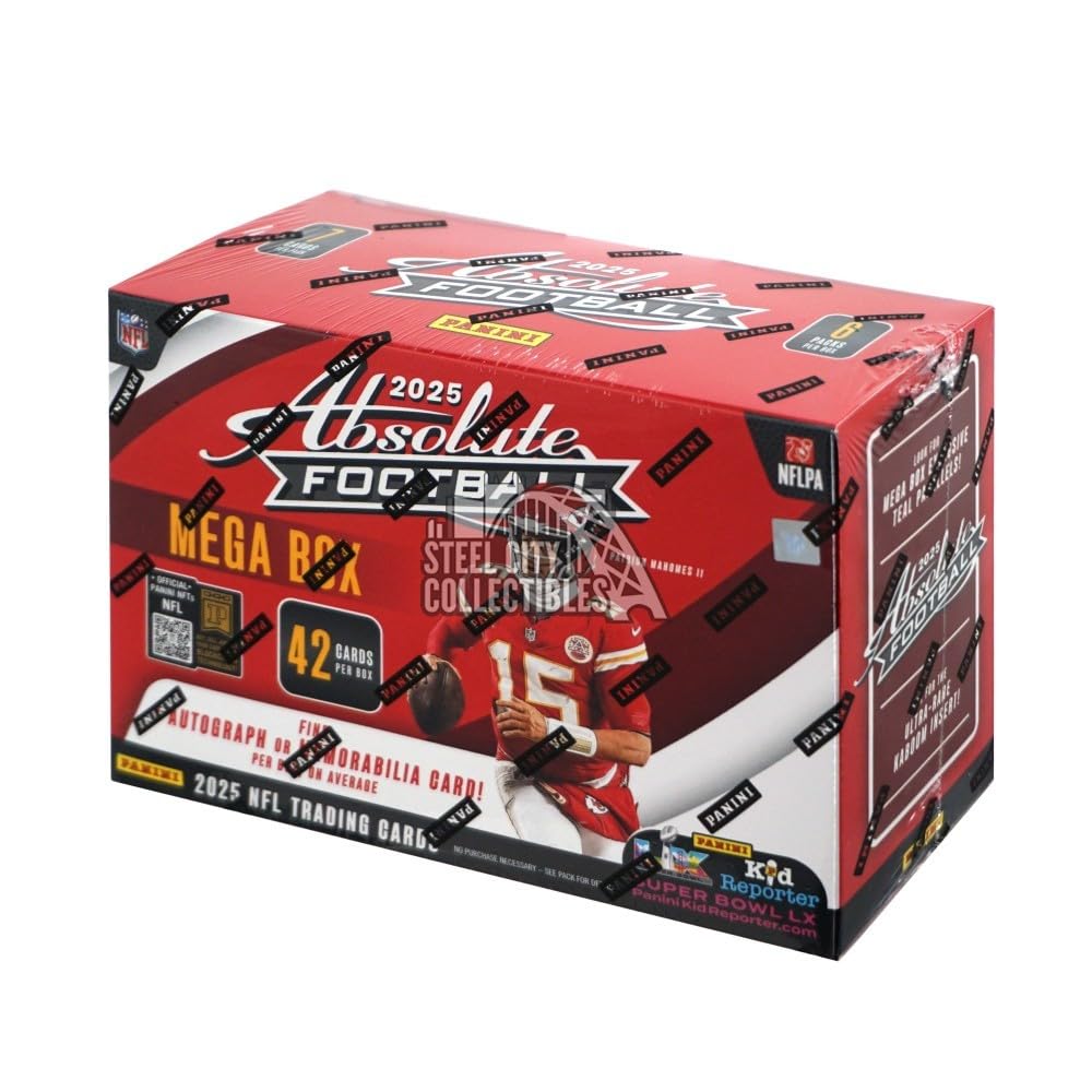 Panini 2025 Absolute Football Hobby Mega Box