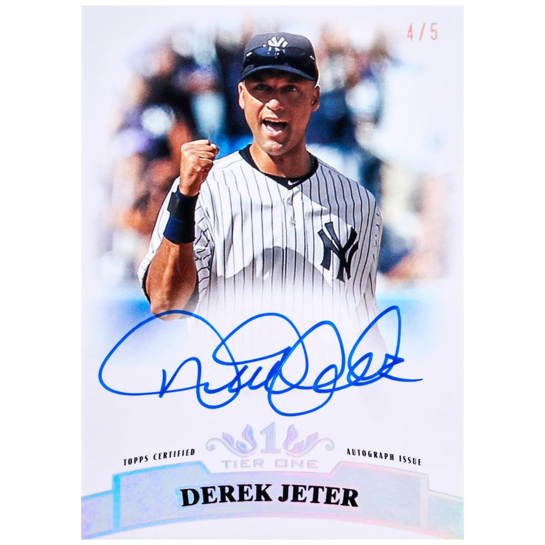 2026 Topps Tier One Baseball - Premium Hobby Box - 2 Autograph Cards - 1 Relic - Chance for Multi Signed Auto Cards - Oversized Patches - MLB - Stars, Legends, and Rookies - Factory Sealed