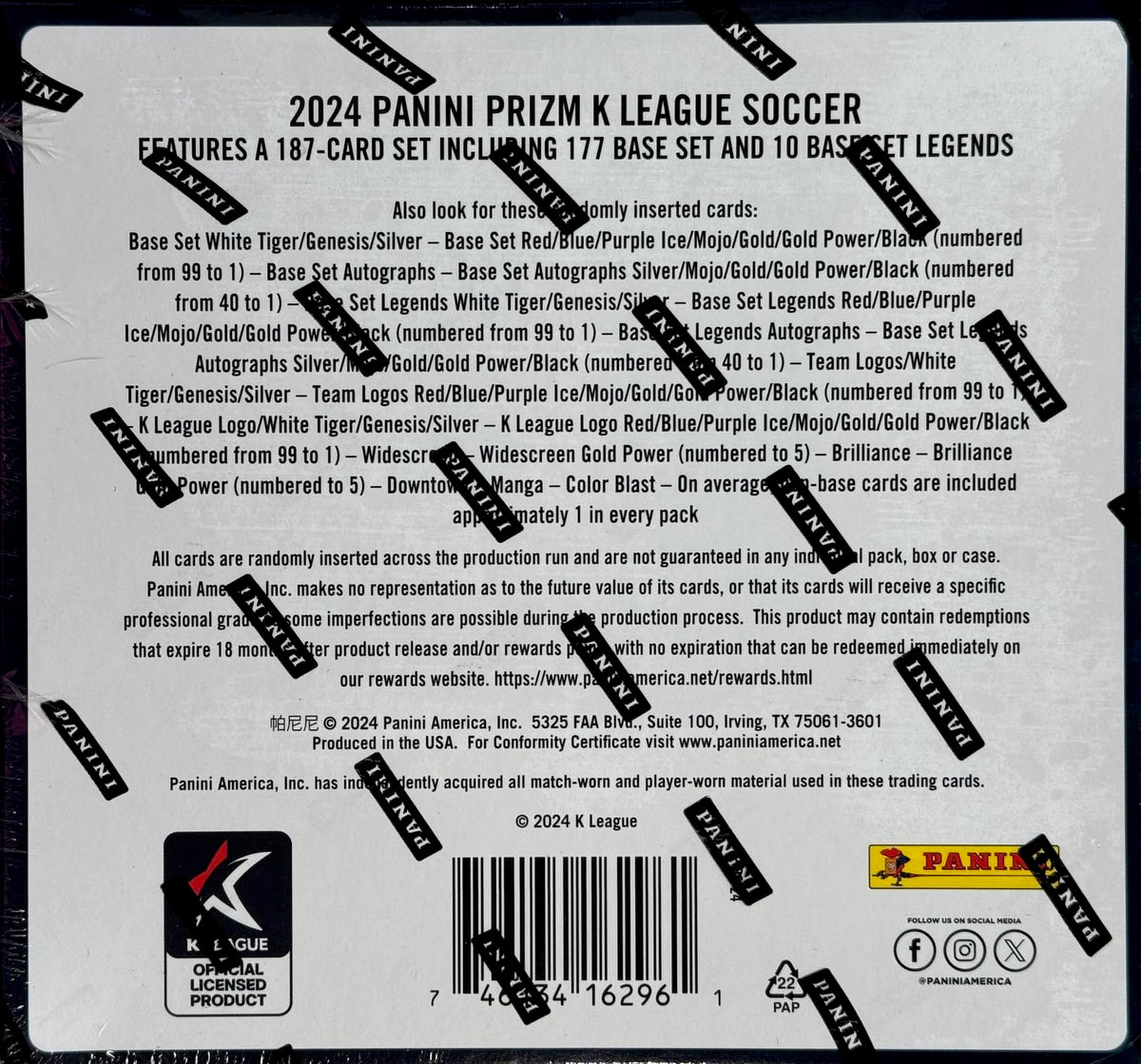 2024 Panini Prizm K League Soccer Hobby Box