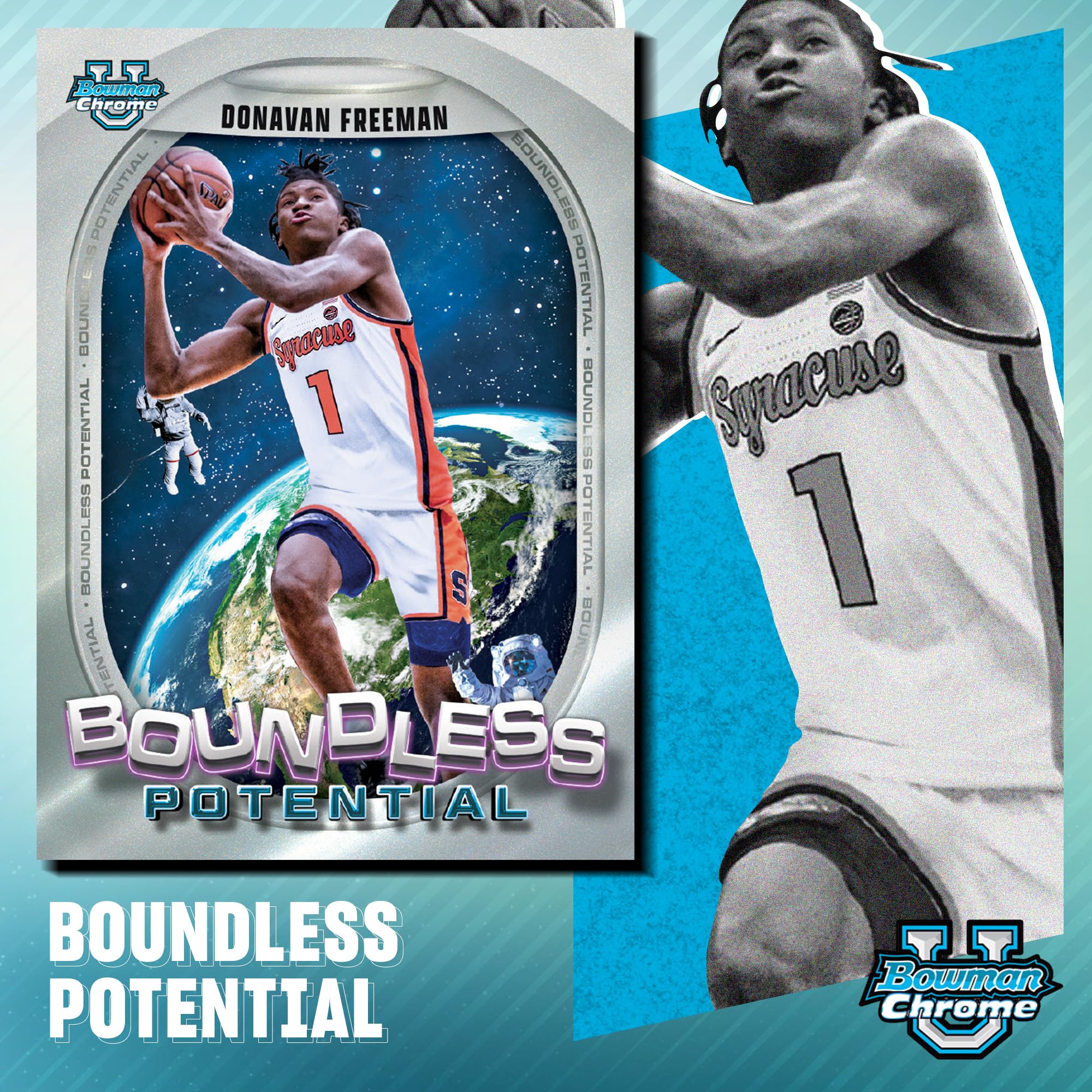 2024/25 Bowman University Chrome Basketball Factory Sealed Mega Box - College Team Sets