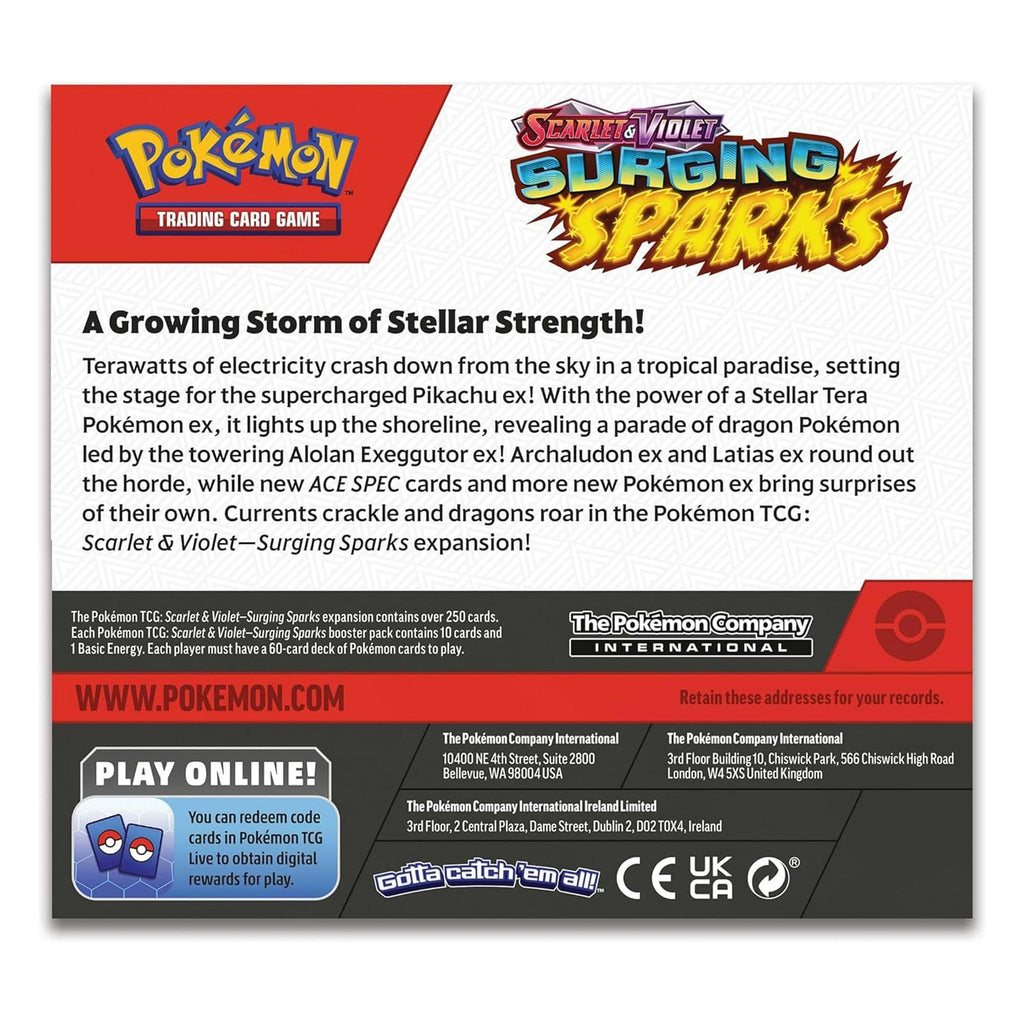 Pokémon TCG: Scarlet & Violet - Surging Sparks Booster Display Box