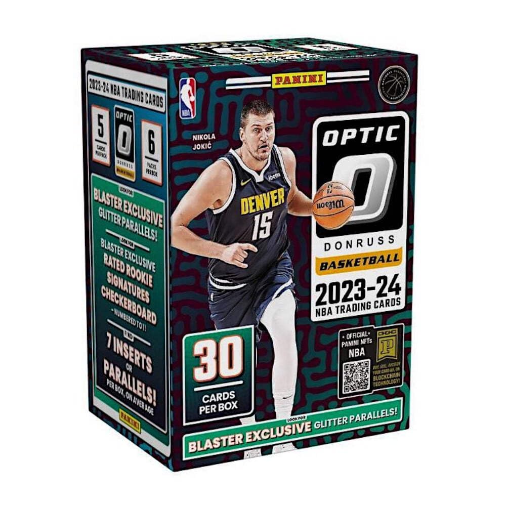 2023/24 Panini Donruss Optic Basketball 6-Pack Blaster Box (Glitter Parallels) by Panini America, Inc.