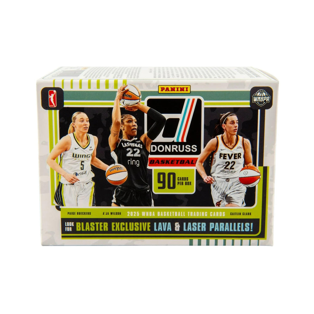 2024–25 Panini Donruss WNBA Basketball Blaster Box – Official Trading Cards – Includes Rookie Cards, Inserts & Parallels – Sealed Retail Box