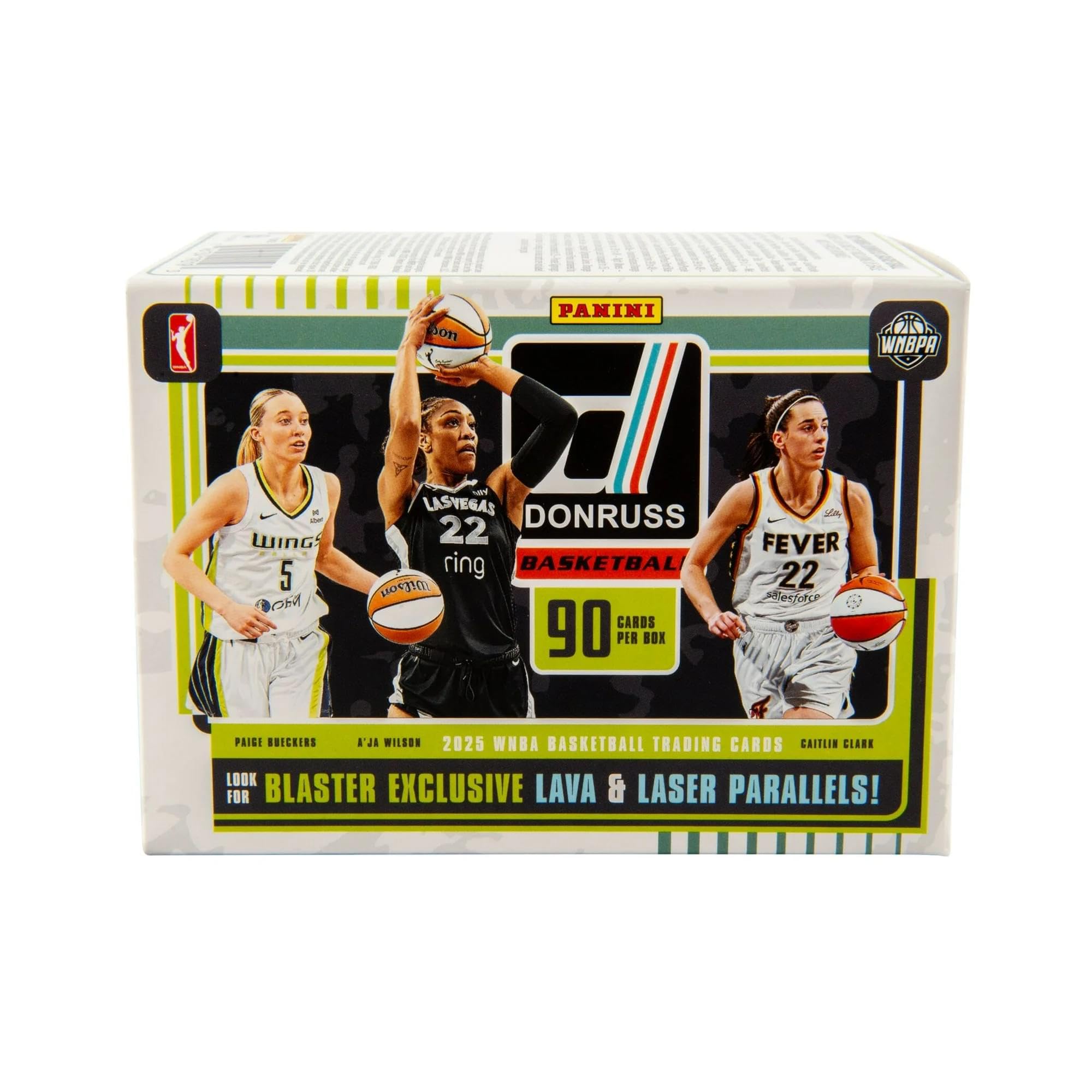 2024–25 Panini Donruss WNBA Basketball Blaster Box – Official Trading Cards – Includes Rookie Cards, Inserts & Parallels – Sealed Retail Box
