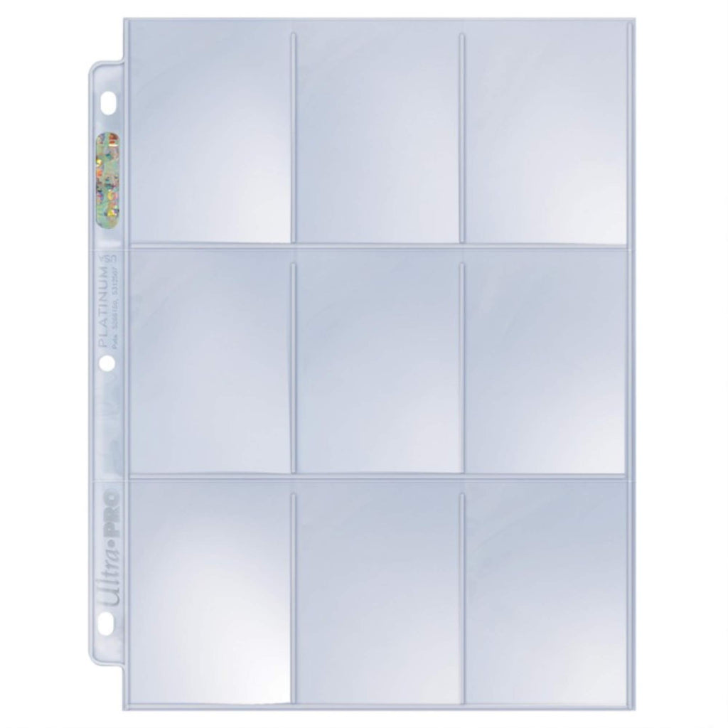 Ultra Pro Platinum Series 9-Pocket Pages for Trading Cards