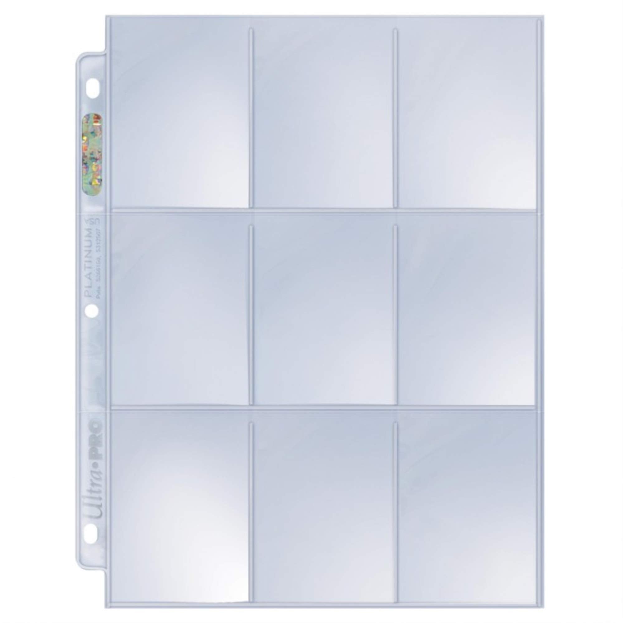 Ultra Pro Platinum Series 9-Pocket Pages for Trading Cards