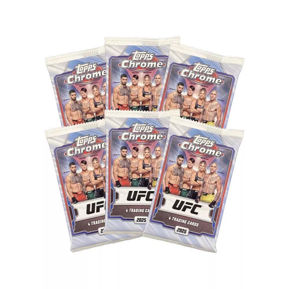 Topps 2025 Chrome UFC Trading Card Value Blaster Box
