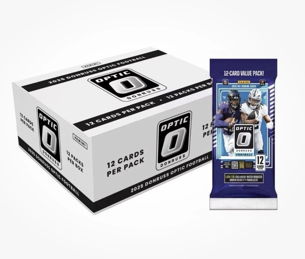 2025 Panini Donruss Optic Football Trading Cards Fat Pack Box