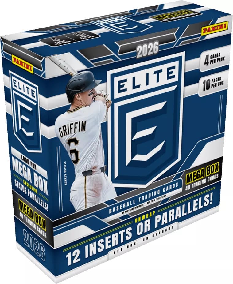 2026 Panini Donruss Elite Baseball Trading Cards Mega Box
