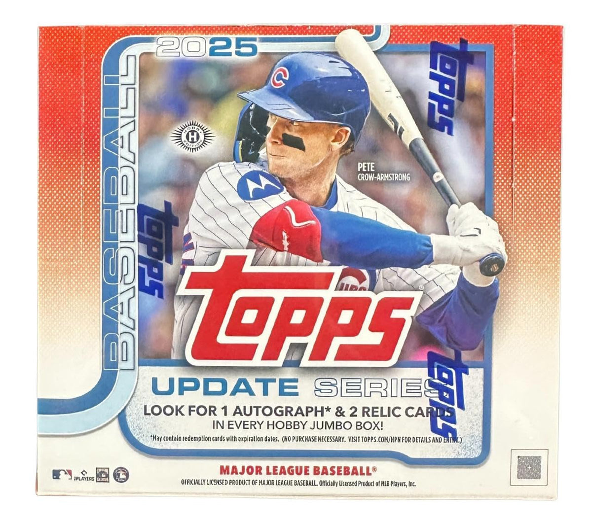 MLB 2025 Topps Baseball Update Series Trading Card Hobby Jumbo Box